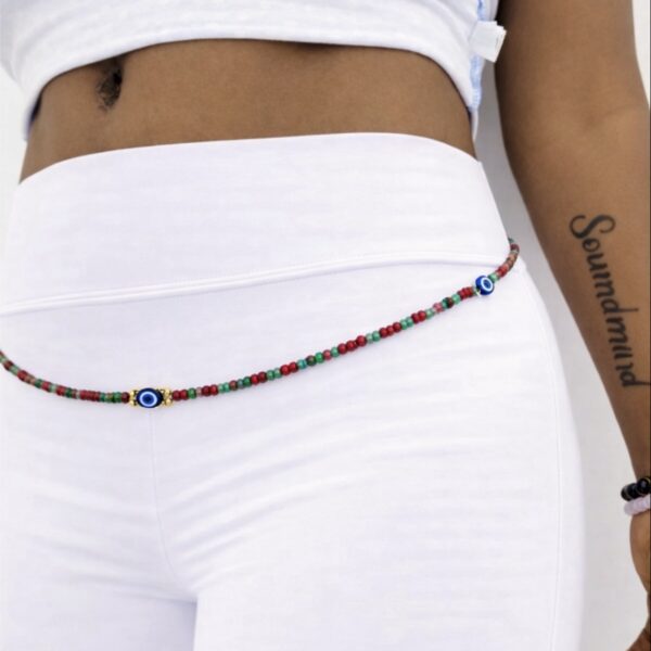 Fortified Ruby and Emerald Waistbead